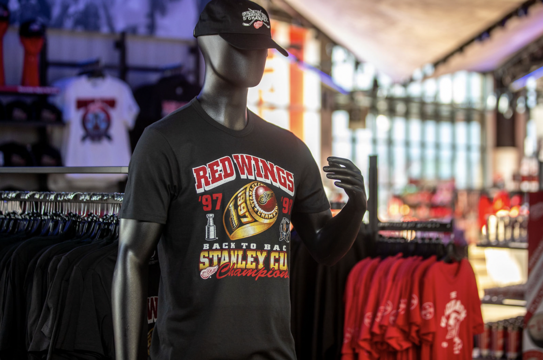 Detroit Red Wings 25Th Anniversary Celebration Shirt - Tiotee