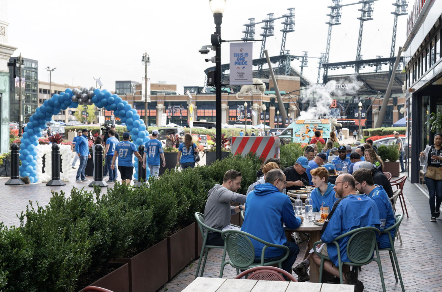 The District Detroit and Little Caesars Welcome Football Fans for Detroit  Lions Pregame Tailgates on Columbia Street - Ilitch Companies News Hub