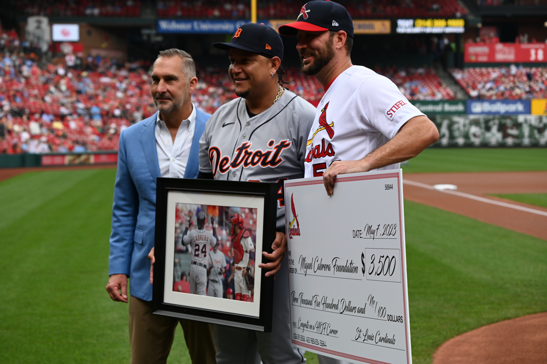 Teams Across the MLB Recognize Miquel Cabrera with Gifts in His