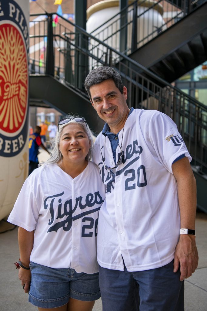 MLB, Shirts, Latin Detroit Tigres De Latino Fiesta Baseball Jersey Tigers  Mlb Miller Lite