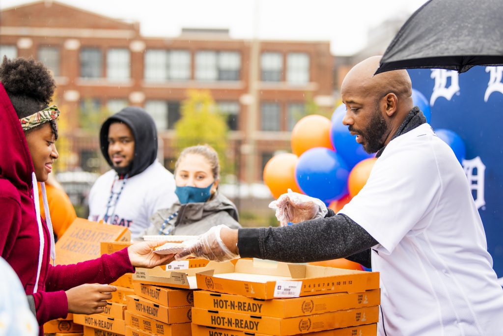 Detroit Tigers and Detroit PAL Bring Baseball and Halloween Fun to