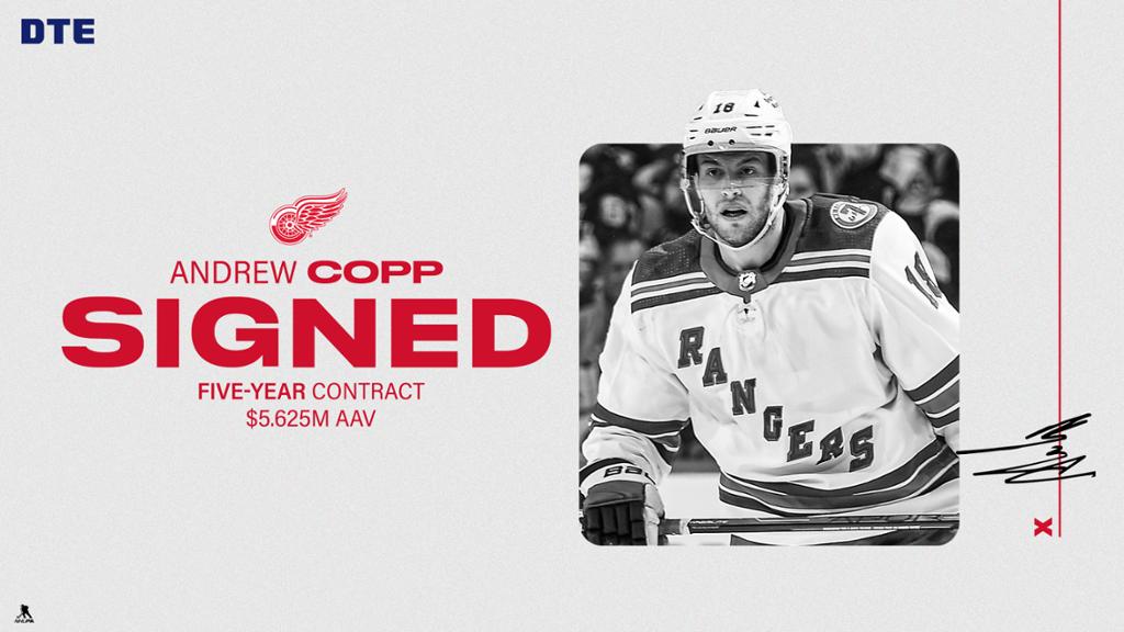 Detroit Red Wings sign Ann Arbor native Andrew Copp to five-year deal