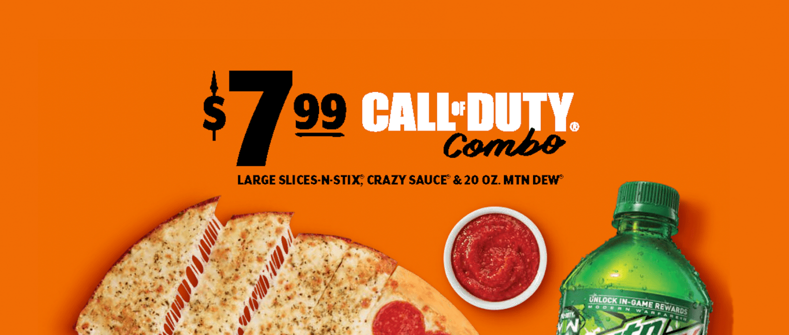 Little Caesars and MTN DEW Announce Gaming Combo and InGame Items