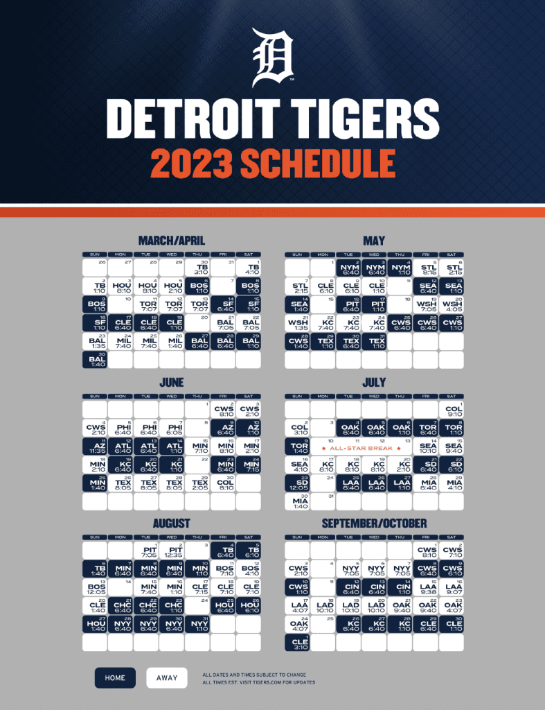 Detroit Tigers Opening Day 2023: Everything you need to know