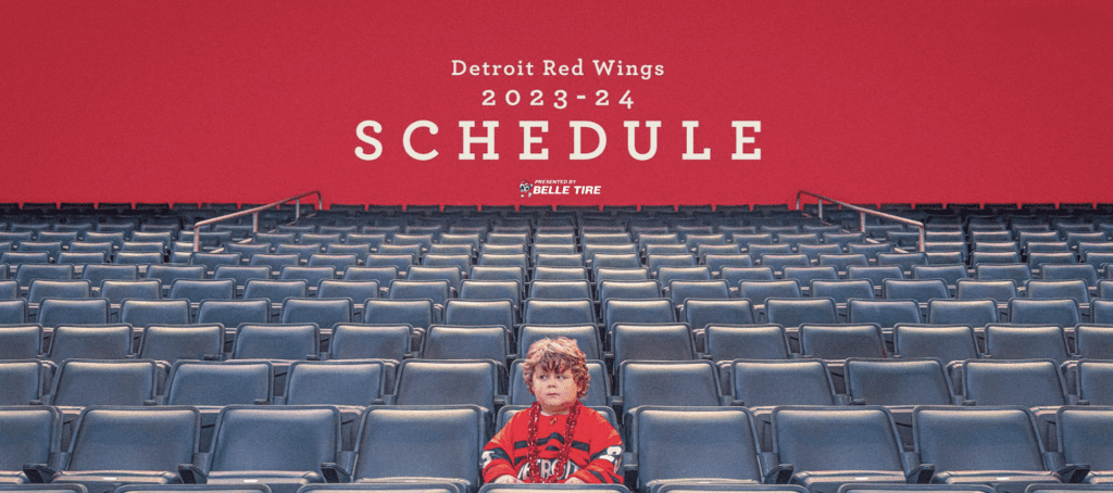 Detroit Red Wings 2023-24 17-Month Pocket Planner