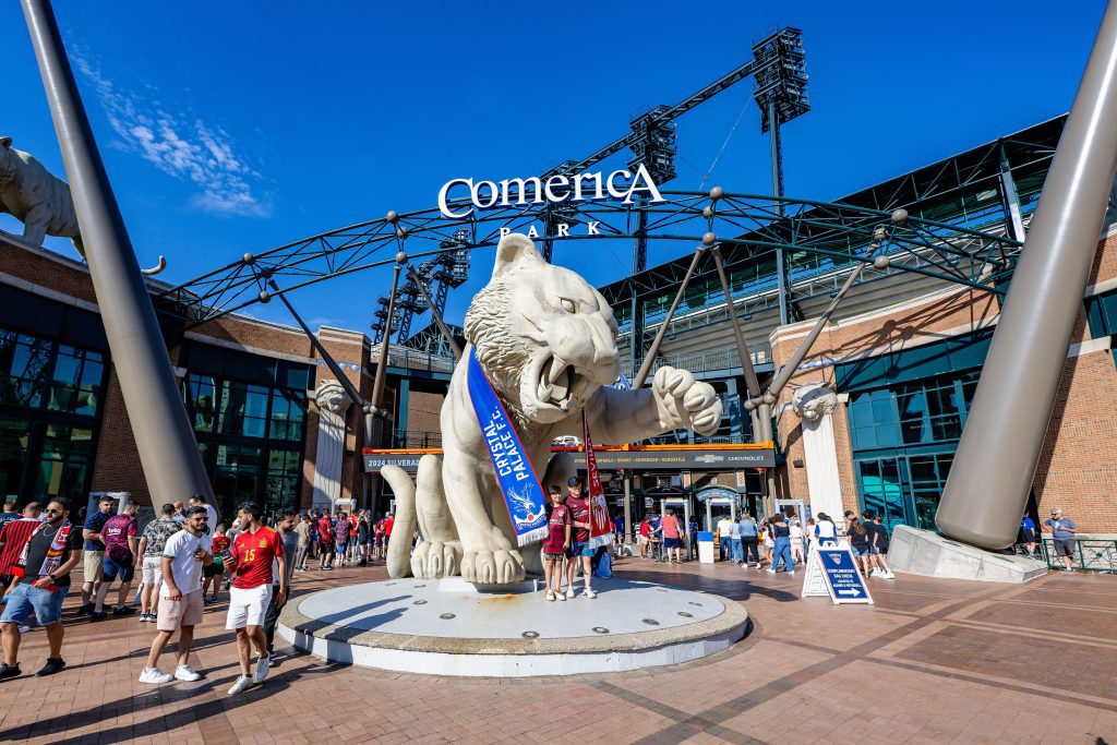 International soccer returns to Comerica Park as Crystal Palace F.C. takes  on Sevilla F.C. - CBS Detroit