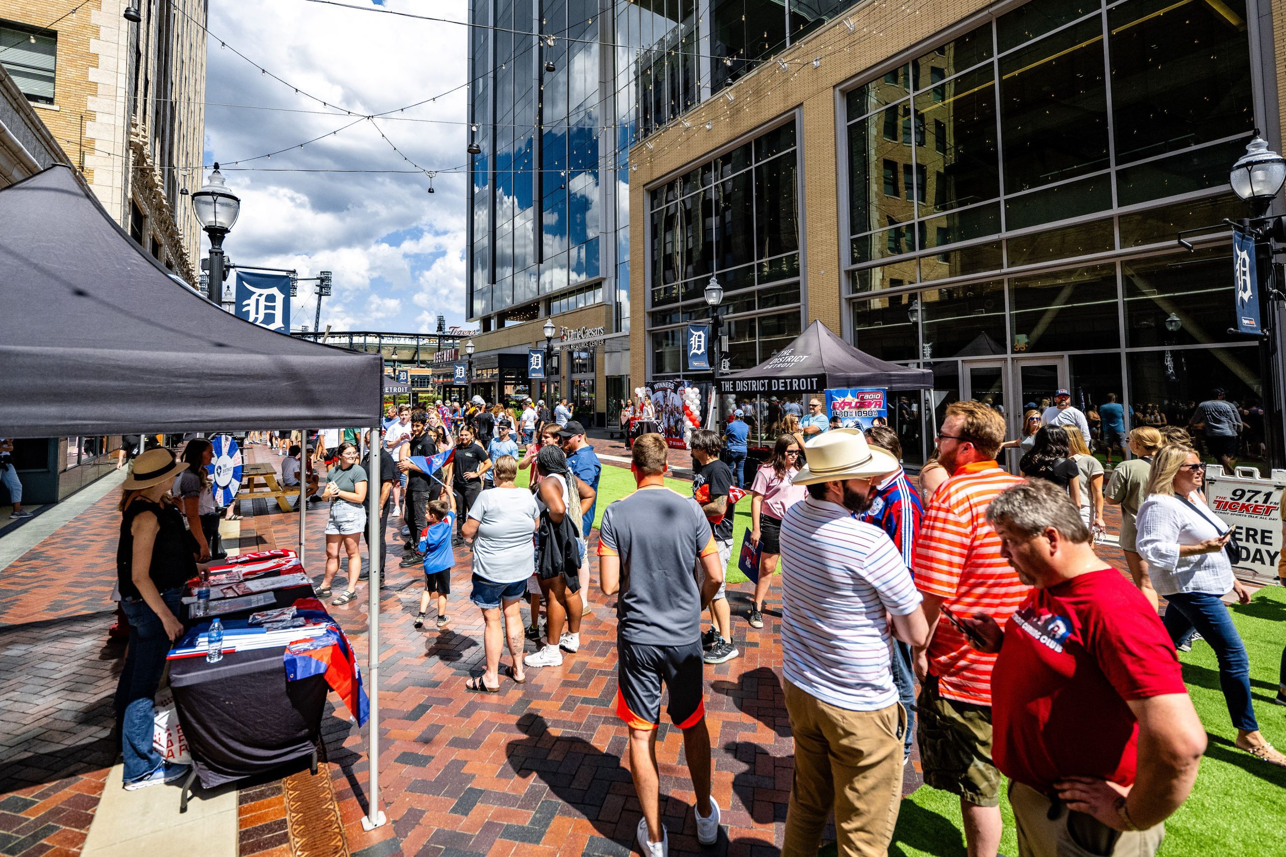 Transforming Comerica Park for soccer 