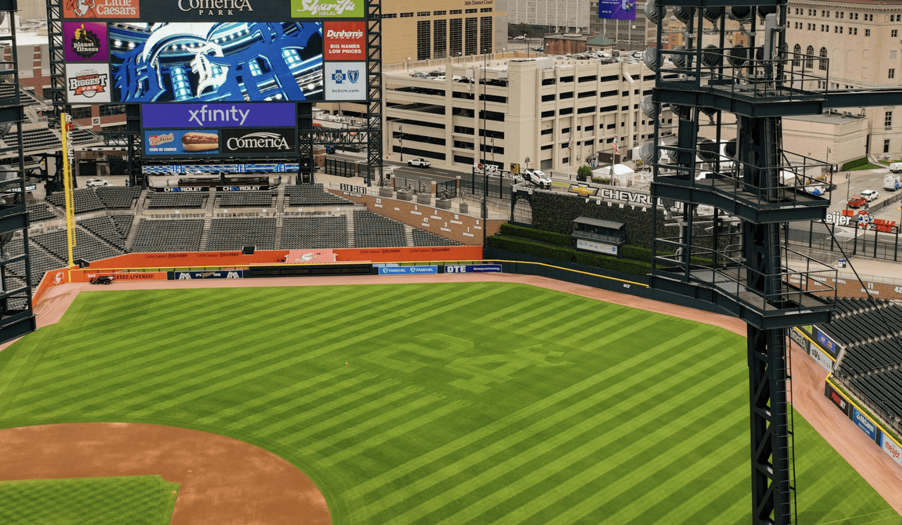 Detroit Tigers Announce Adjusted Outfield Dimensions - Ilitch